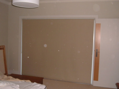 would stacking curtains all to one side look strange?