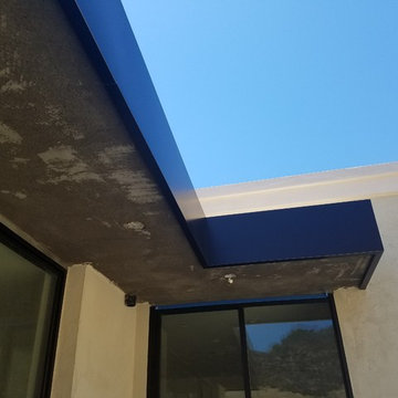 Anodized Aluminum .050 LA Extra Dark Bronze. Custom Home, Glendale CA. (Phase 1)