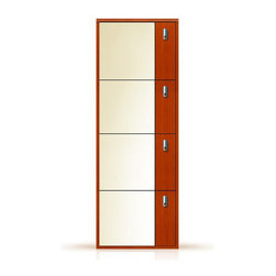 Jasmin Shoe Cabinet | Cherry - Closet Organizers