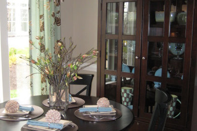 Inspiration for a mediterranean dining room remodel in DC Metro