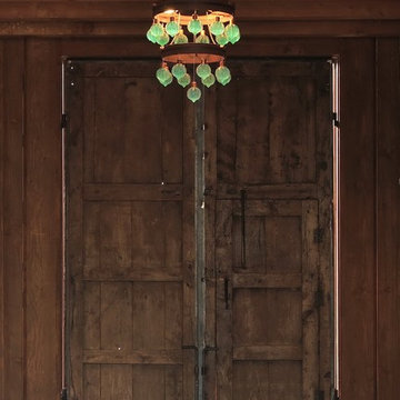 Chandelier in Green