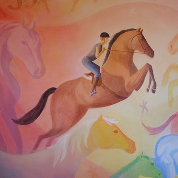 Lazure/Mural for Child's Room - Carbondale, CO