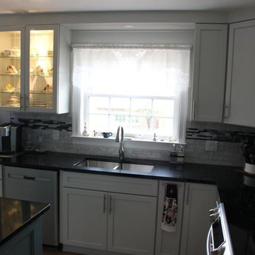 Bali Island with Moonshine kitchen cabinets