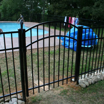 Fence Knoxville Aluminum Pool Arched Gates