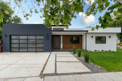 Inspiration for a contemporary exterior home remodel