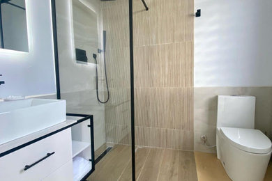 Bathroom - industrial bathroom idea in Other