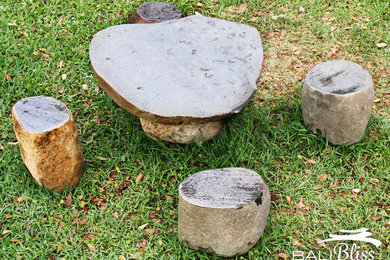 Stone table/patio sets