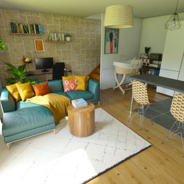 Projet Alfortville - Mise en couleur d'une pièce à vivre
