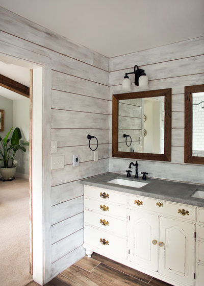 Farmhouse Bathroom by Parisi Images