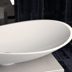 High-end Designer Vessel Sink | Starlight White - Bathroom Sinks