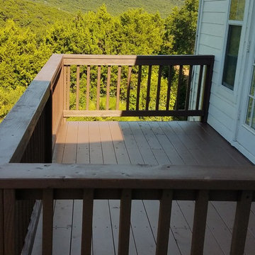 Multi-Level Cedar Deck Remodel & Stain