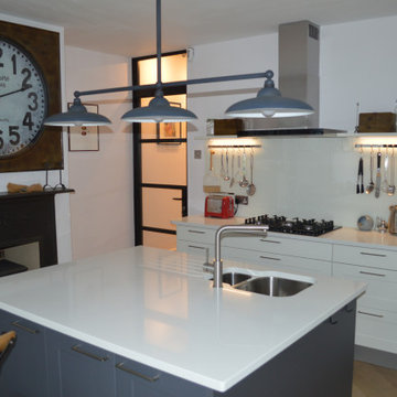 Modern Kitchen Design In Pinner, London By Kudos Interior Designs