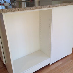 Frameless cabinet construction - Kitchen Products