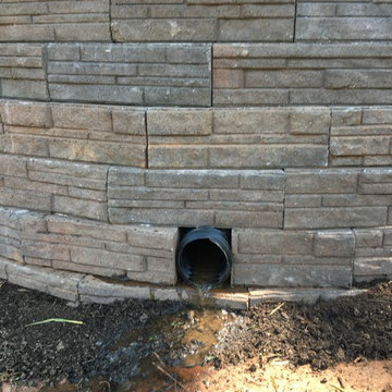 Front Yard Landscaping with Retaining Wall
