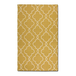 Grand Bazaar Over Dyed Area Rug- Gold - Area Rugs