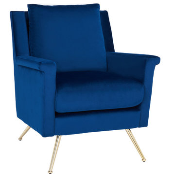 Cerise Chair - Navy, Gold