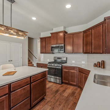 Pecan - Stained Cabinets