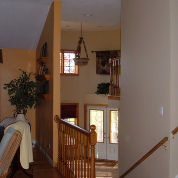 Traditional Home Addition - 2 story foyer