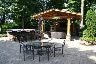 Design ideas for an eclectic patio in Indianapolis.