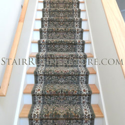 Straight Staircase Stair Runner Installations - Hall And Stair Runners
