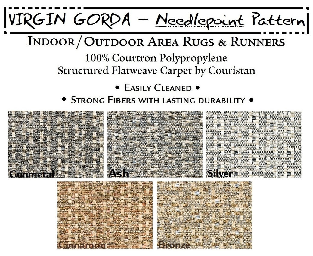 Couristan Virgin Gorda Indoor/Outdoor Area Rugs | 50+ Custom Sizes ...