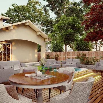 Backyard Exterior Design - San Jose