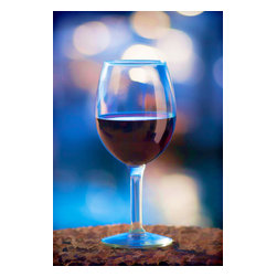 Douglas Page Photographic Arts - Red Wine Glass, Art, Canvas Giclee, 12"x18" - Prints And Posters