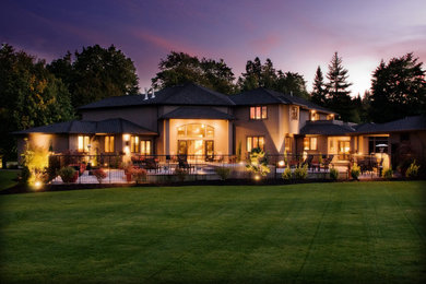 Example of a trendy exterior home design in Seattle