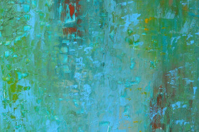 Abstract Giclee Fine Art Print of Original Acrylic Painting -Modern Contemporary