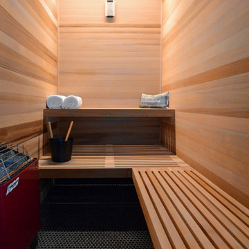 Modern Northwoods Residence Sauna