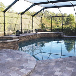 Natural Freeform Pool and Greenery - Aboveground Swimming Pools