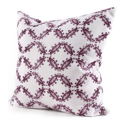 Shibori Cushion Pirouette Plum Berry - Decorative Cushions