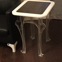 White Ring Side Table - Products