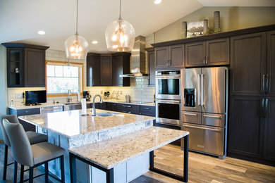 Kitchen - transitional kitchen idea in Other