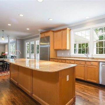 Kitchen Cabinet Painting (Before And After)