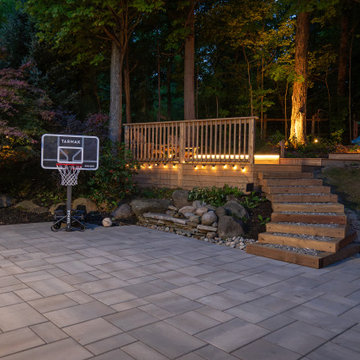 Custom Multi-Level Cedar Deck & Outdoor Living Space