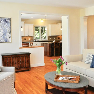 and highlighted the open concept architecture.