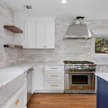 Kitchen Cooking Zone Detail | Gut Remodel Haworth NJ