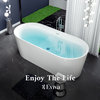 Eviva Rejoice Acrylic 60" Freestanding Bathtub, White