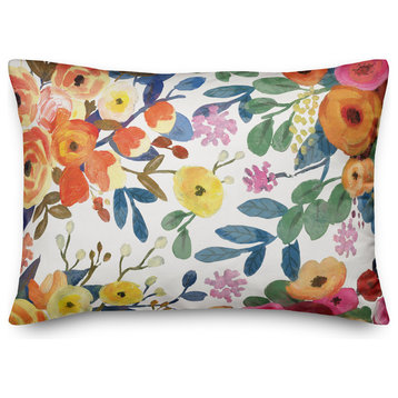 Wildflowers 14x20 Lumbar Pillow