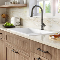 Karran KKF330 1-Handle Pull Down Dual Function Sprayer Faucet, Gunmetal Grey