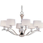 Maxim Lighting International - Rondo 8-Light Chandelier - Shed some light on your next family gathering with the Rondo Chandelier. This 8-light chandelier is beautifully finished in a unique color and will match almost any existing decor. Hang the Rondo Chandelier over your dining table for a classic look, or in your entryway to welcome guests to your home.