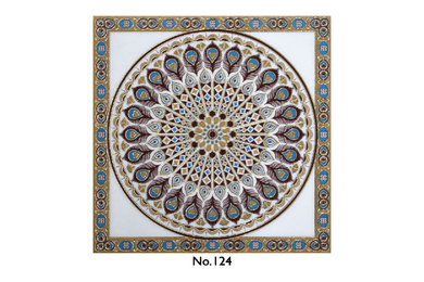 Ceramic Rangoli Carpet Tile - Vitrified Rangoli Tiles Manufacturer in India
