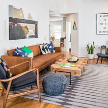 Brown Leather Sofa