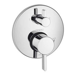Hansgrohe Pressure Balance Trim with Diverter Polished Chrome - Tub And Shower Parts