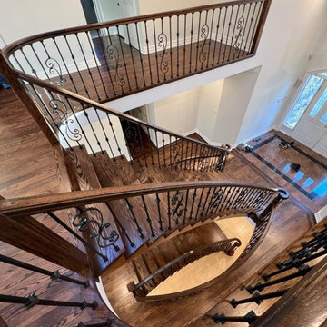 Open Riser Staircase Design + Build | Traditional | Toronto
