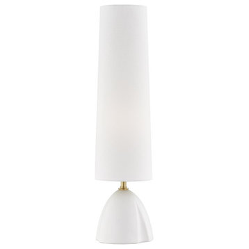 Hudson Valley Inwood 1-LT Table Lamp L1466-WH - White