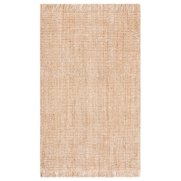 Safavieh Vintage Leather Collection NF828A Rug, Natural/Beige, 4' X 6'