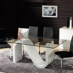 Nero Dining Table, Nikoli Dining Chair - Dining Chairs