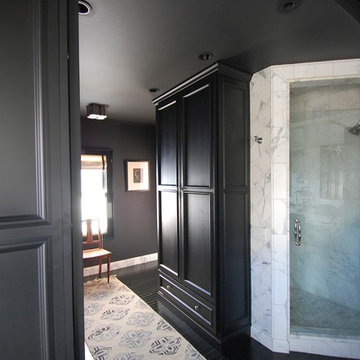 Black Wardrobe Cabinetry & Bathroom